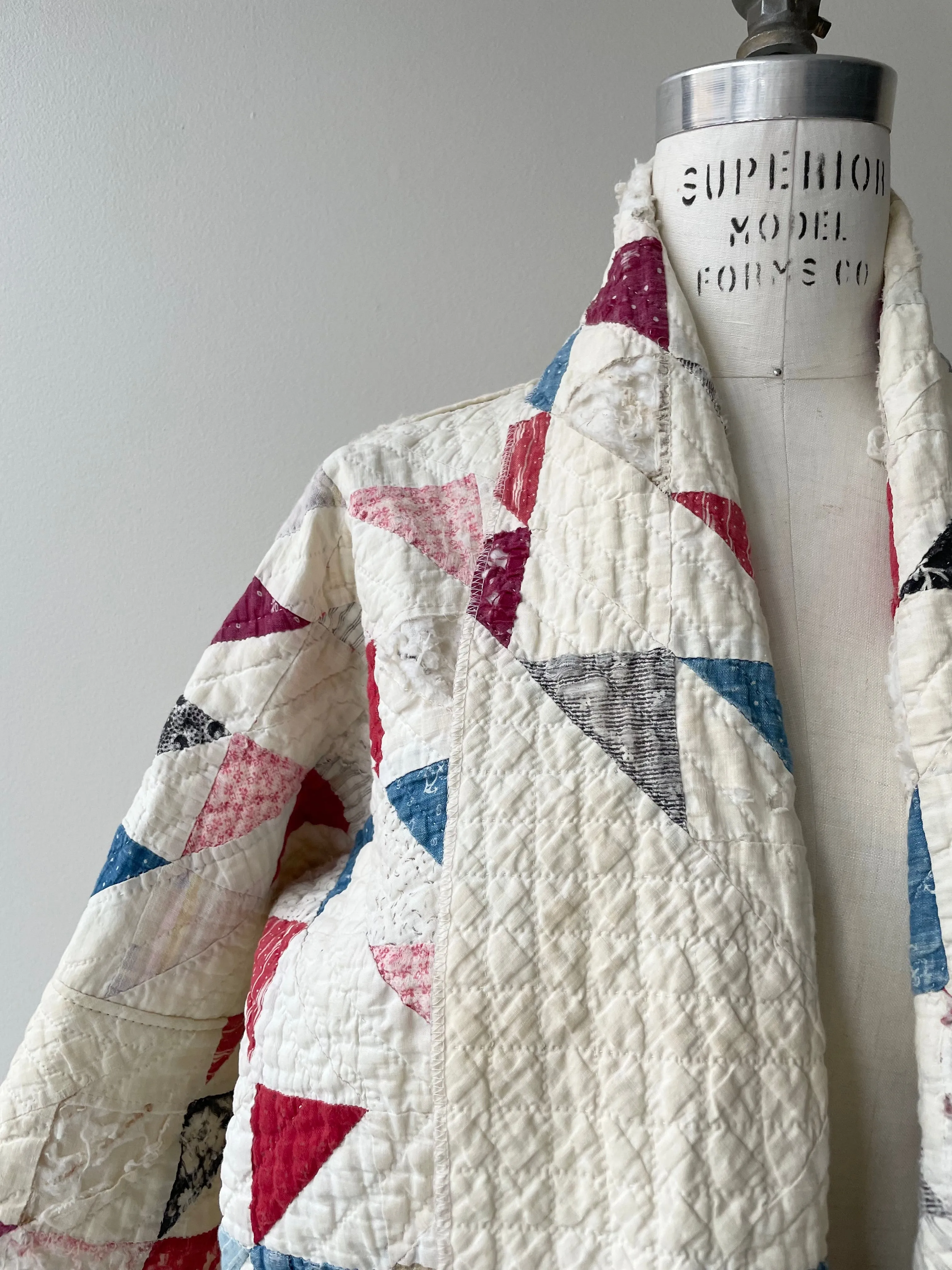 Ocean Waves Handmade Quilt Coat