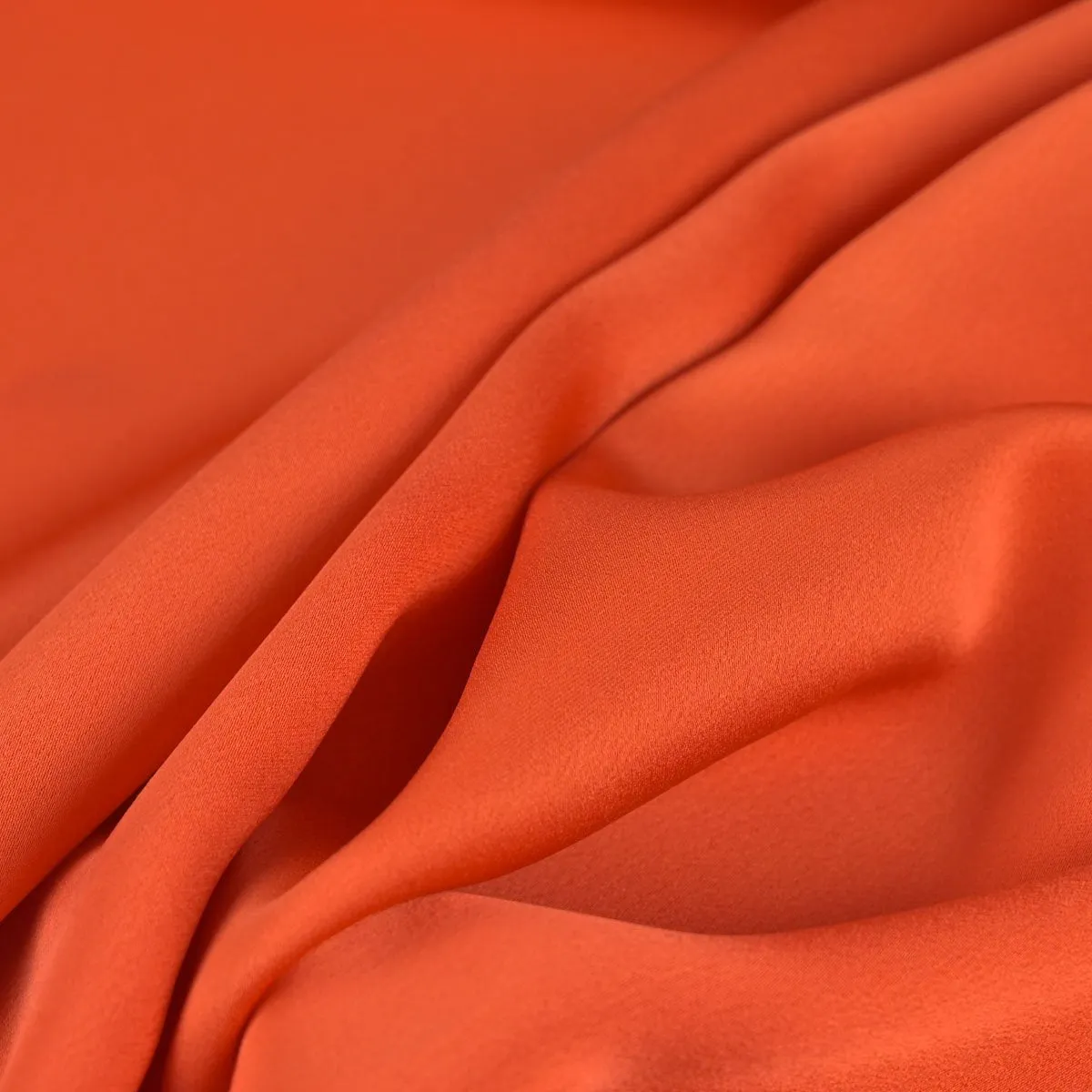 Orange Satin Crepe 97102