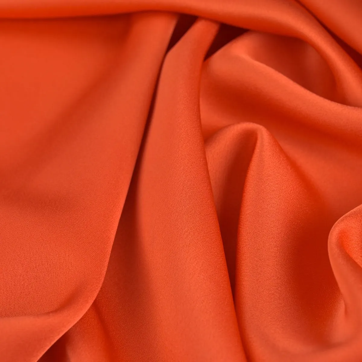 Orange Satin Crepe 97102