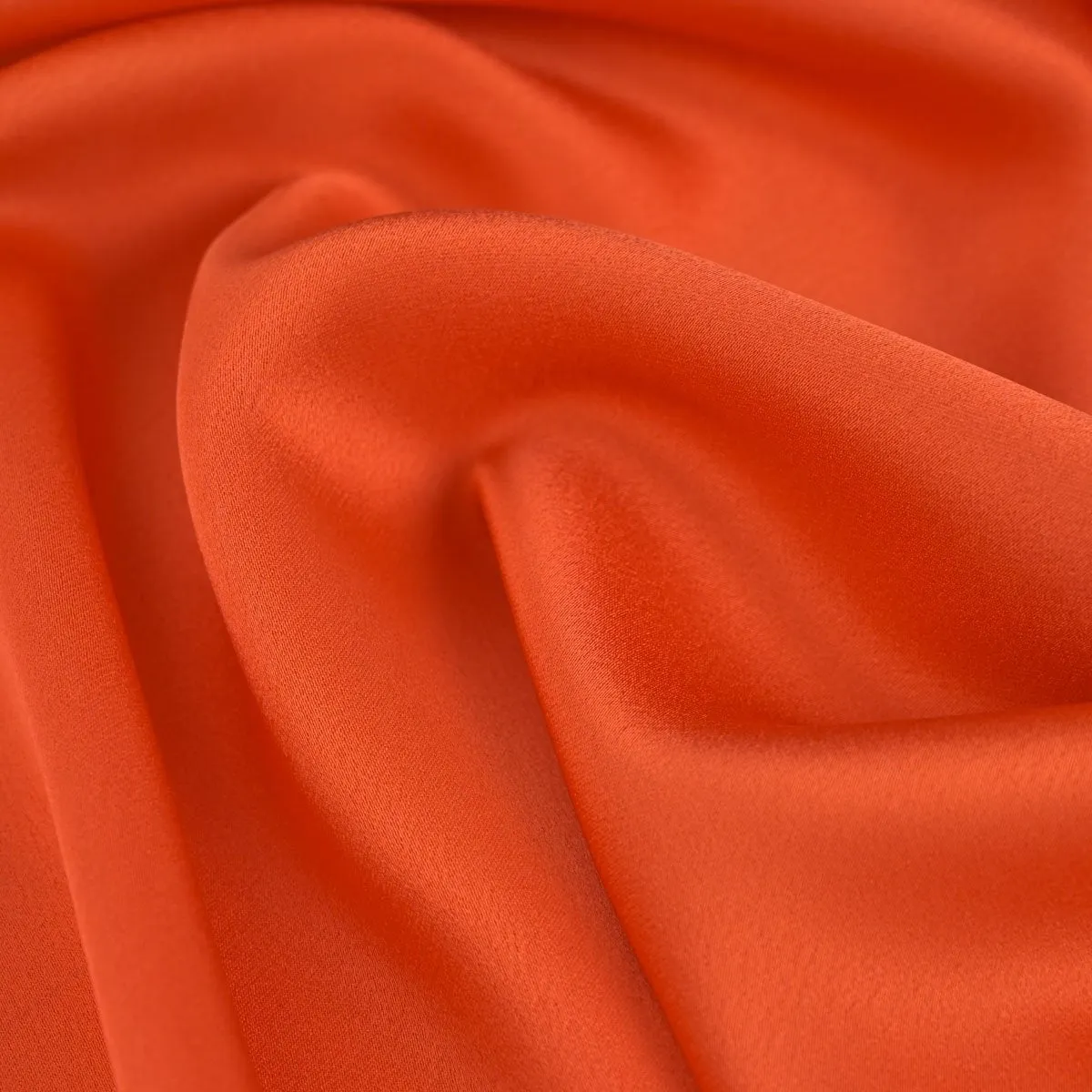 Orange Satin Crepe 97102