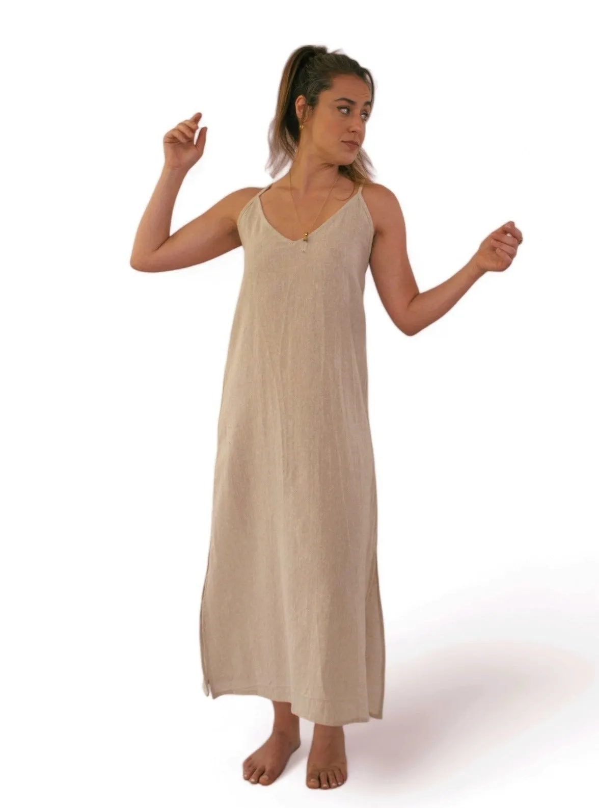 Organic Cotton Beige Dress