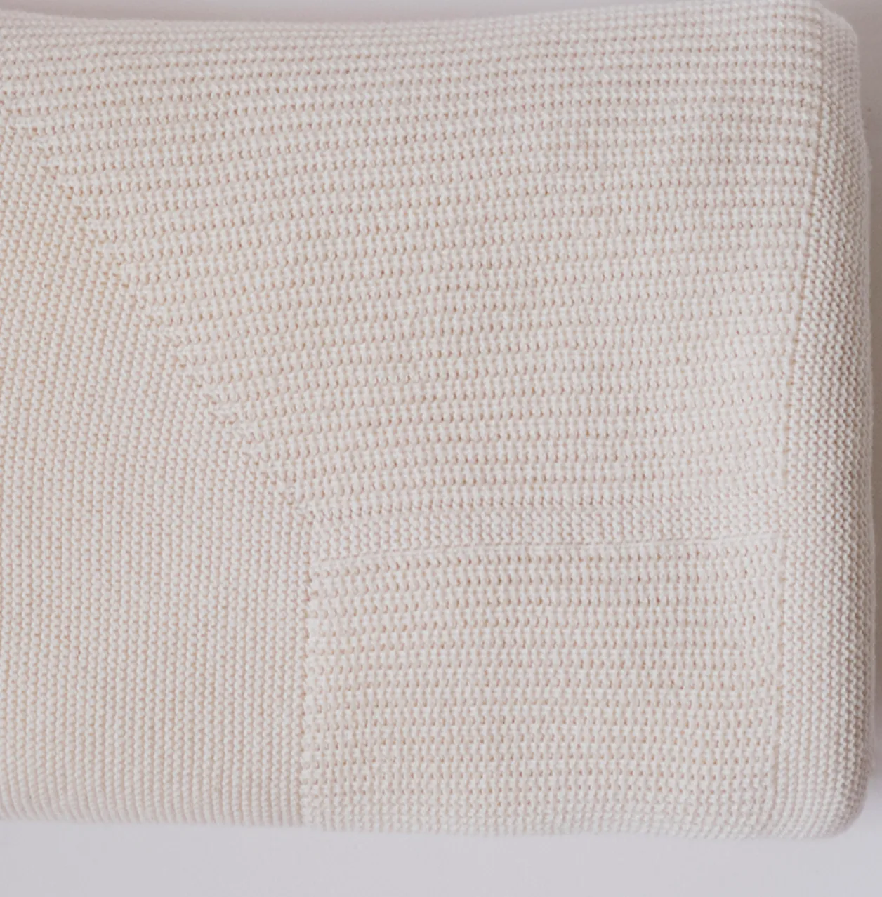 Organic Cotton Geo Panel Throw