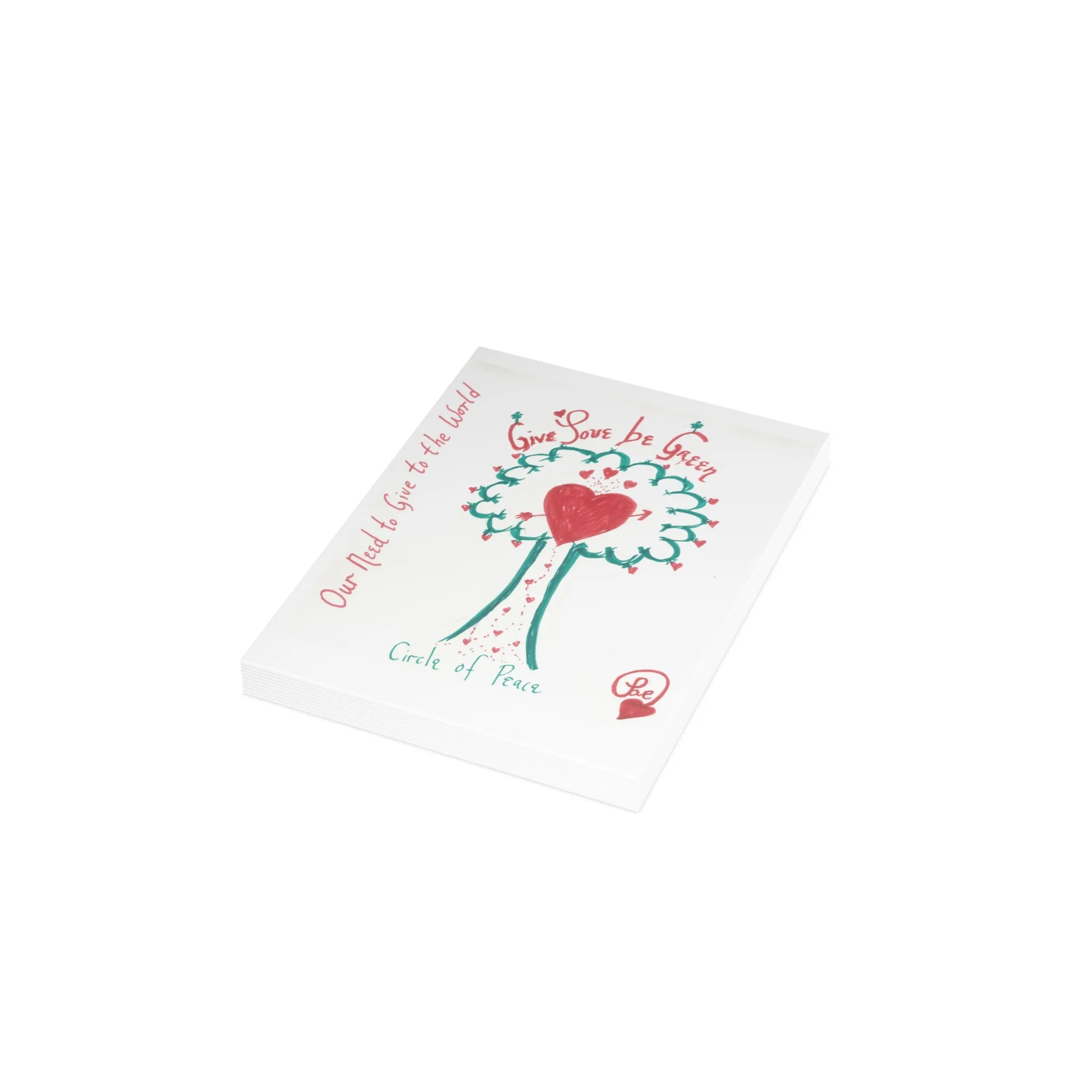 OUR NEED TO GIVE TO THE WORLD CARDS (Greeting Cards (1, 10, 30, and 50pcs))