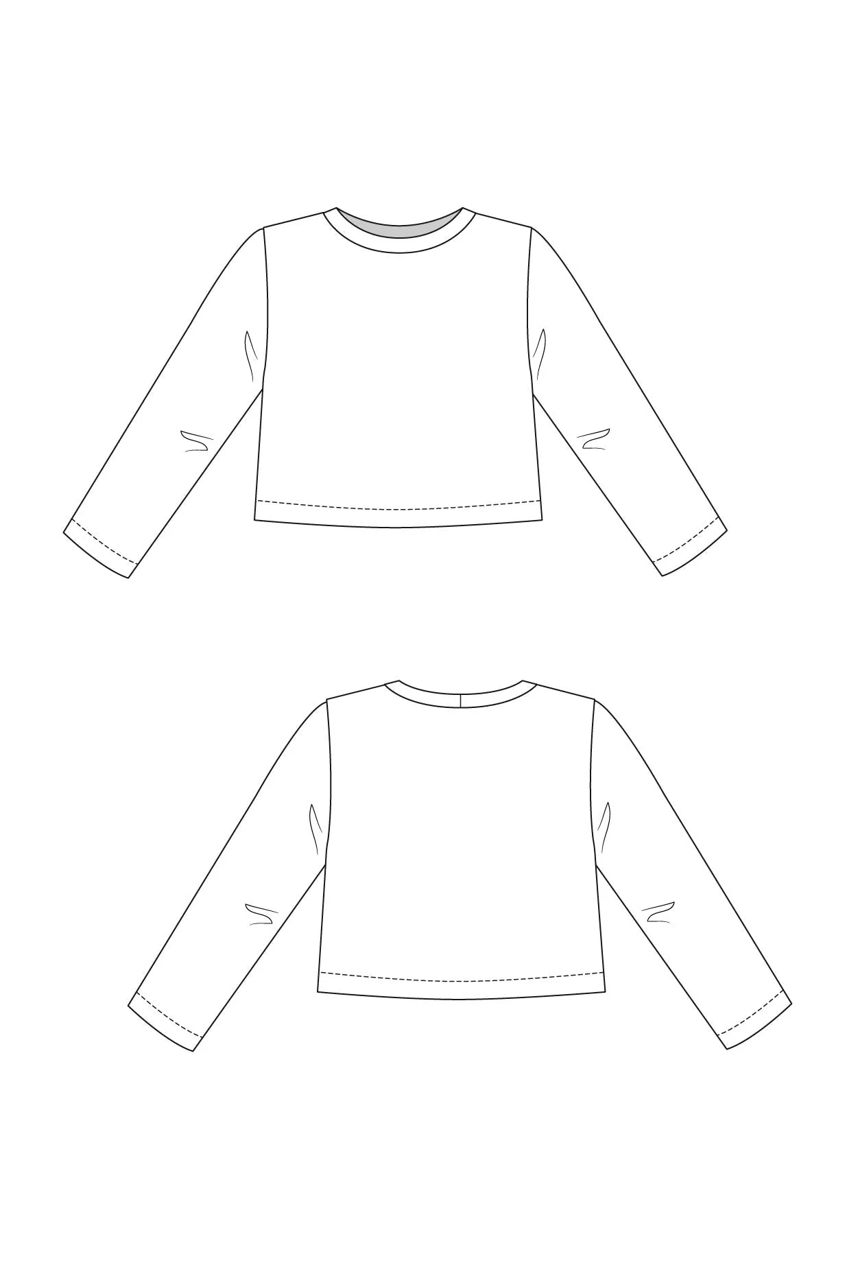 PDF Pattern - Inari Dress & Crop Tee | Named Clothing