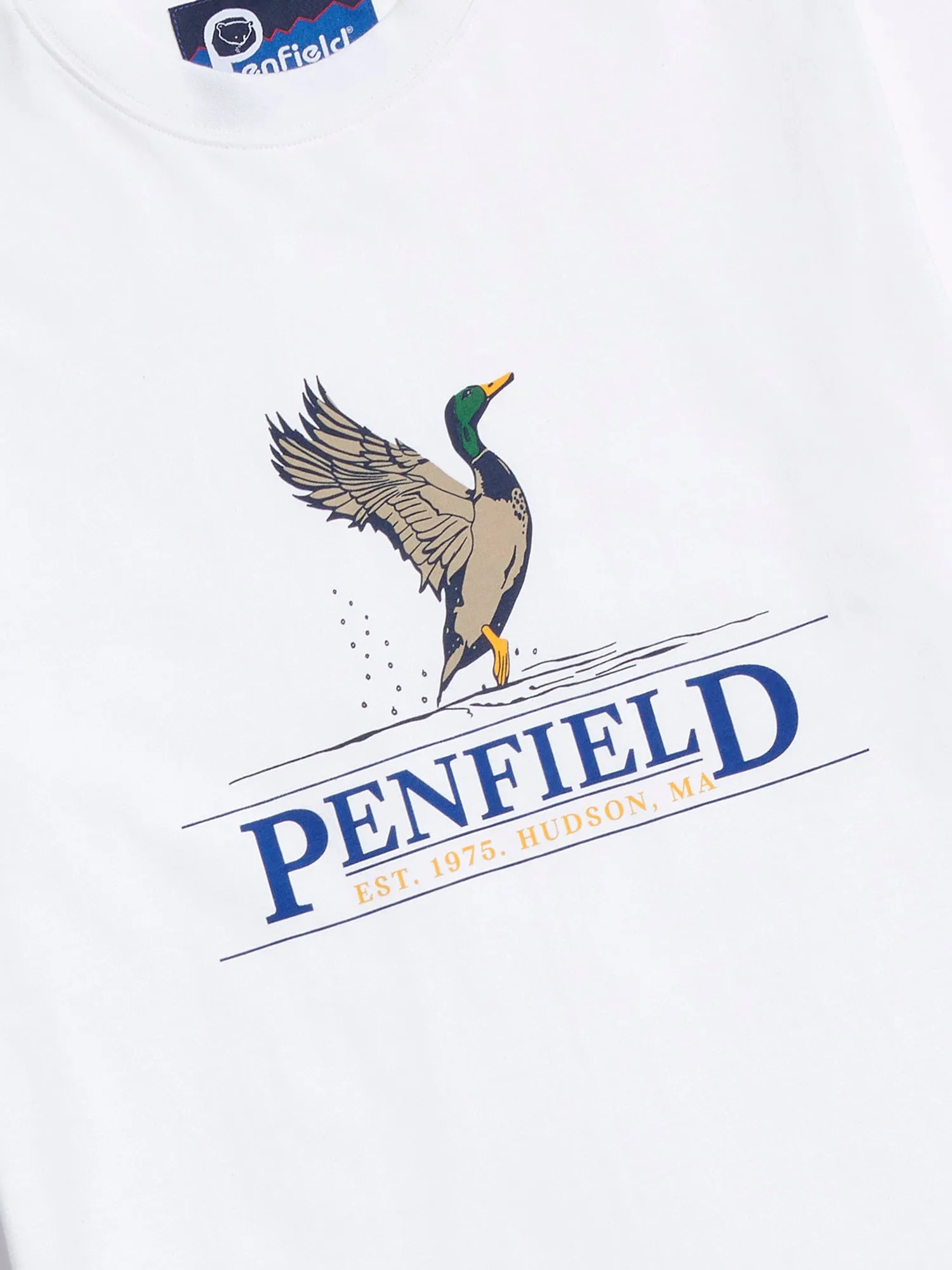 Penfield Mens Regal Mallard T-Shirt Bright White