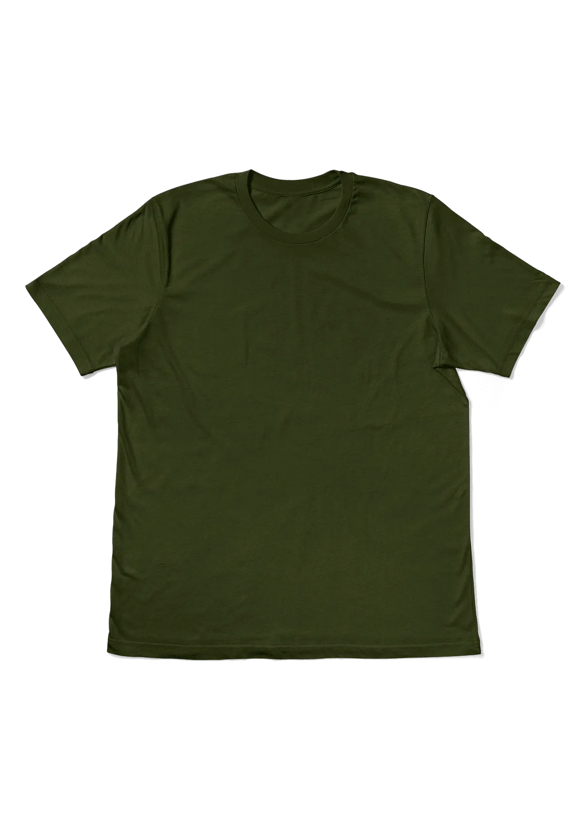 Perfect TShirt Co Womens Original Boyfriend T-Shirt -Olive Green