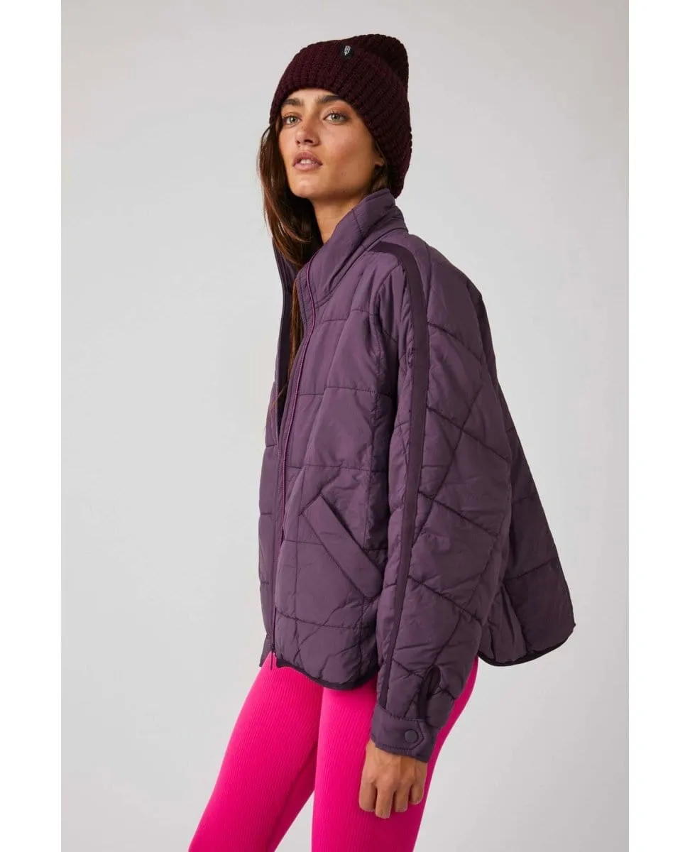 Pippa Packable Puffer Black Berry