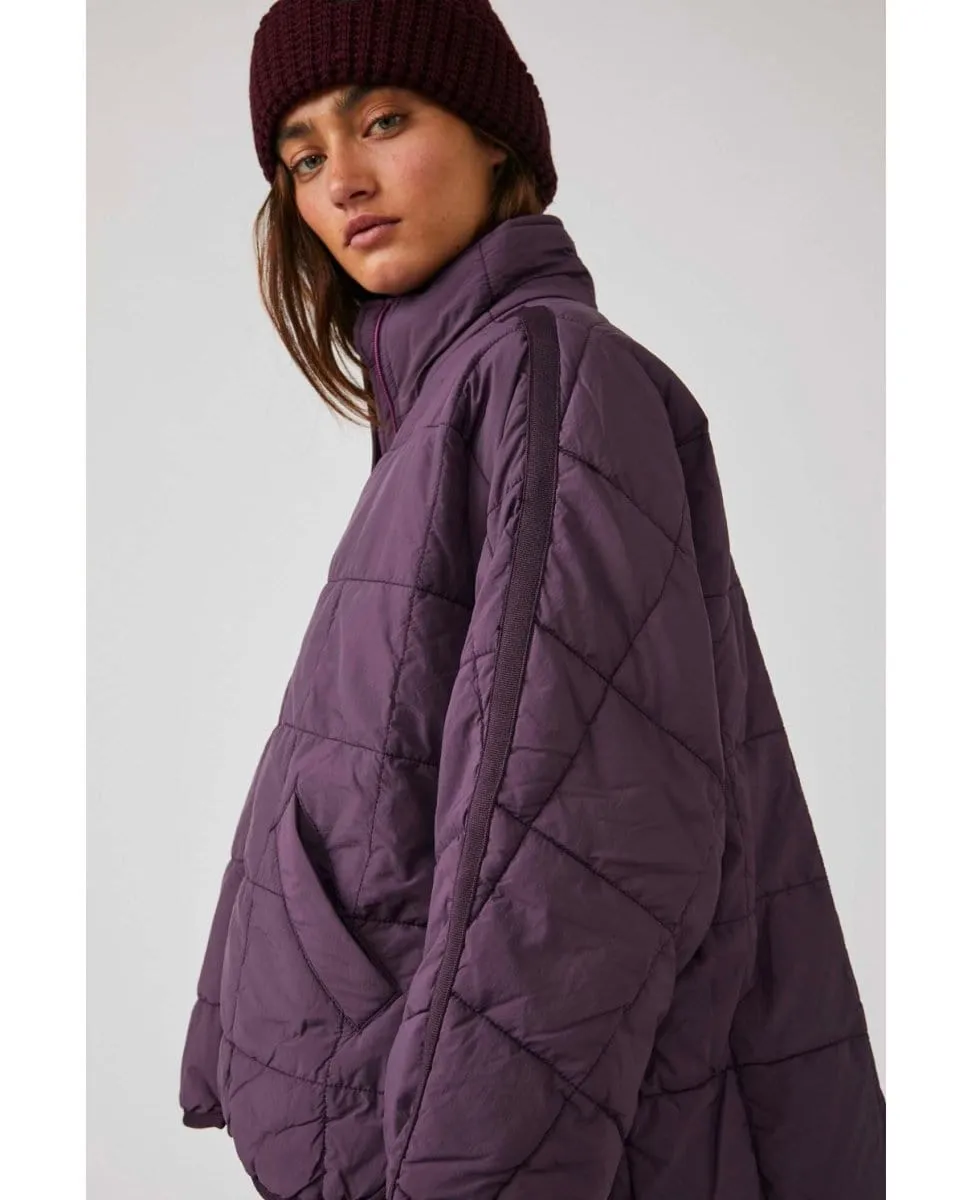 Pippa Packable Puffer Black Berry