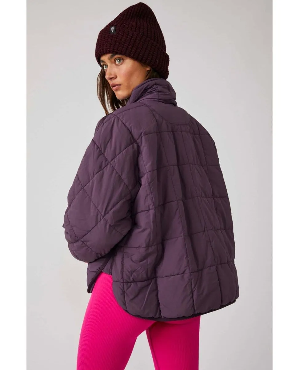 Pippa Packable Puffer Black Berry