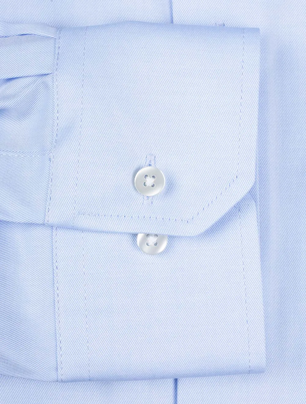 Plain Comfort Fit Shirt Blue