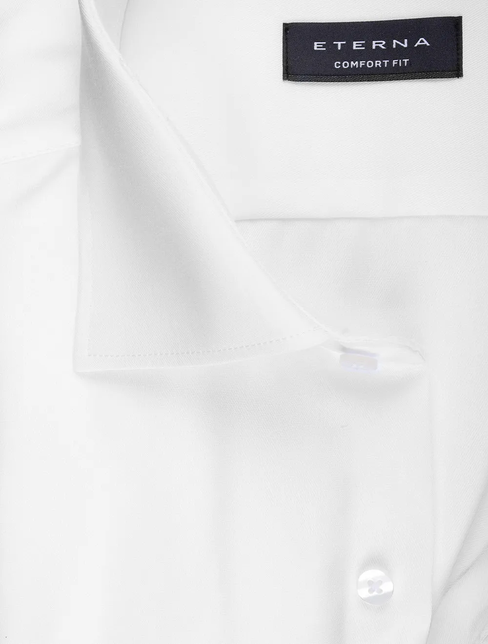 Plain Comfort Fit Shirt White