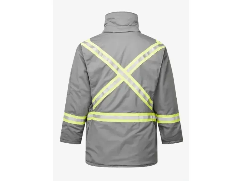 Portwest® Ultrasoft 9oz Hi-Vis Insulated FR Parka Jacket - Style 215 - IUS215