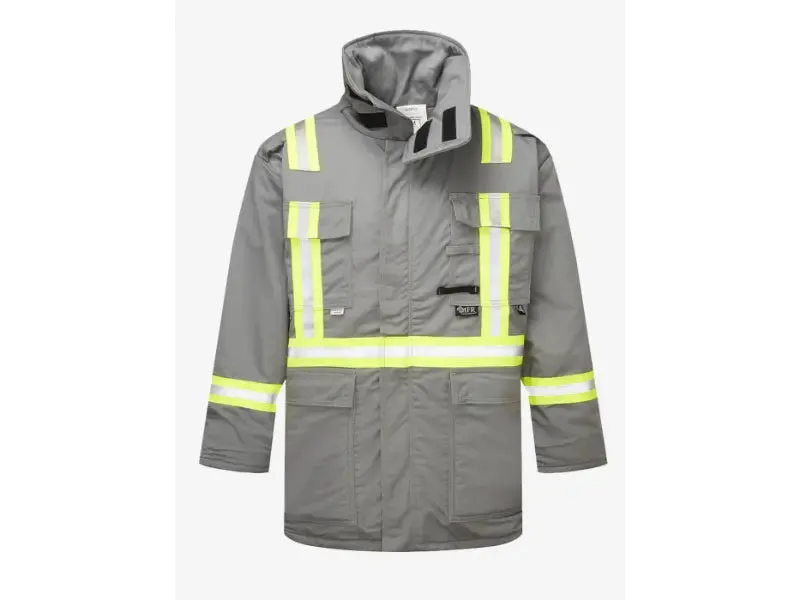 Portwest® Ultrasoft 9oz Hi-Vis Insulated FR Parka Jacket - Style 215 - IUS215