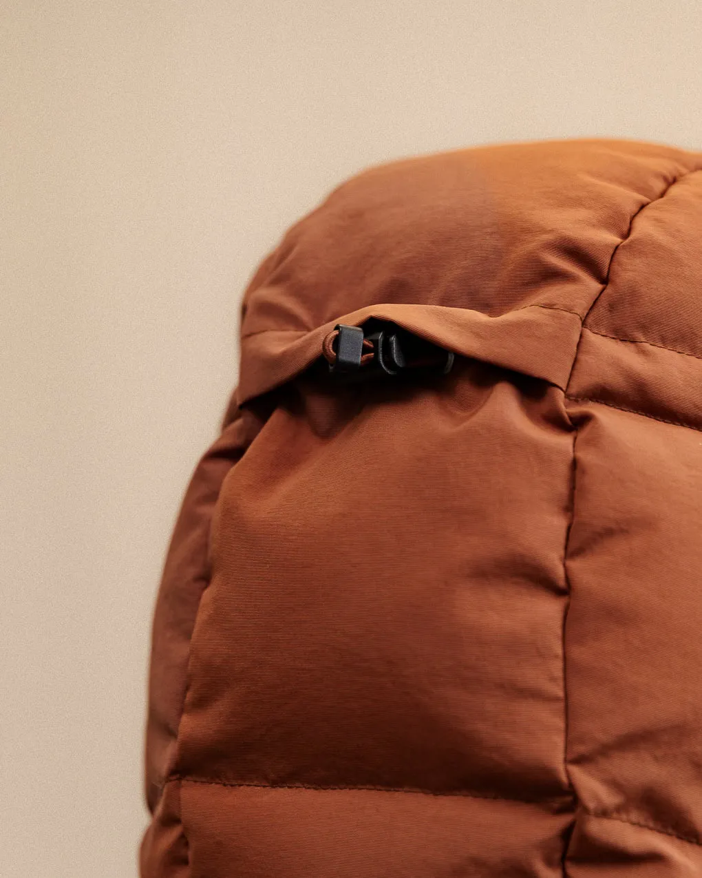 Powell Quilted Puffer Jacket - Rust