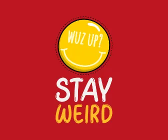 " STAY WEIRD " - 3/4TH SLEEVE T-SHIRT DRESSES