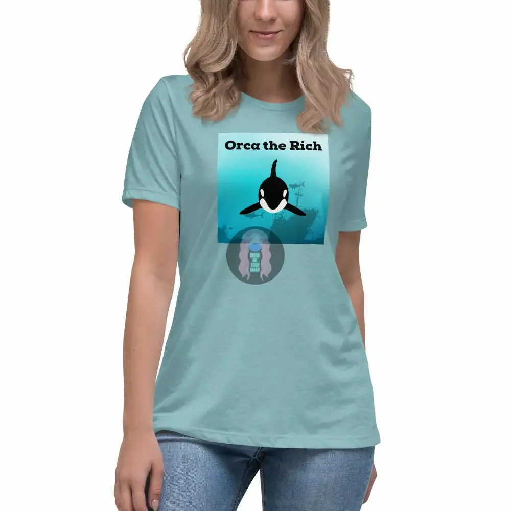 "Orca the Rich" Women's Relaxed T-Shirt