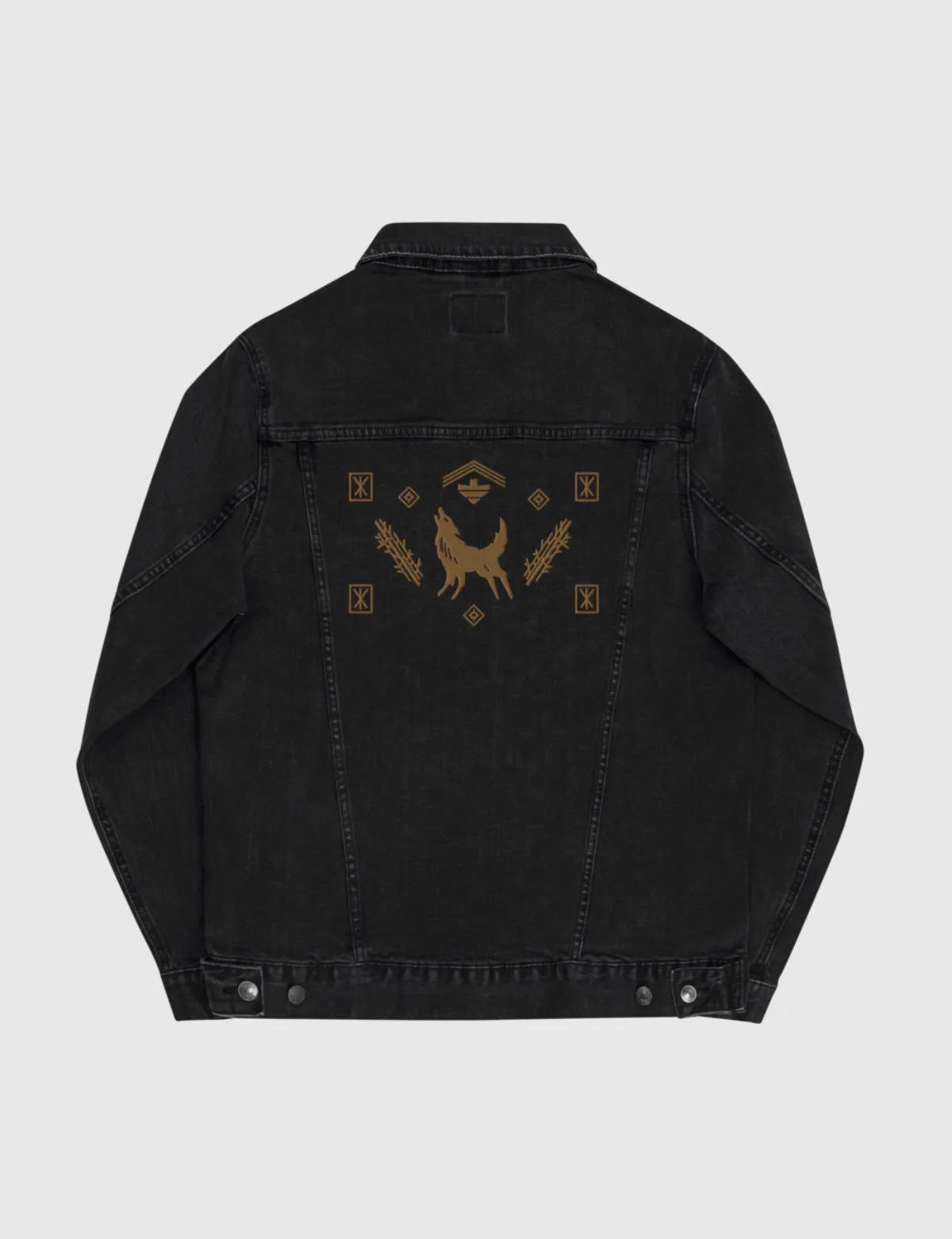 Rebel Moon Kora Unisex Denim Jacket [Black]