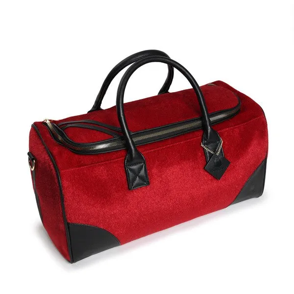 Red Amber Fridge Pony Fur Duffle Reg