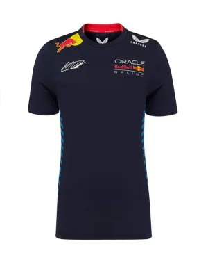 Red Bull Racing F1 Kid's 2024 Max Verstappen Team T-Shirt - Youth Navy