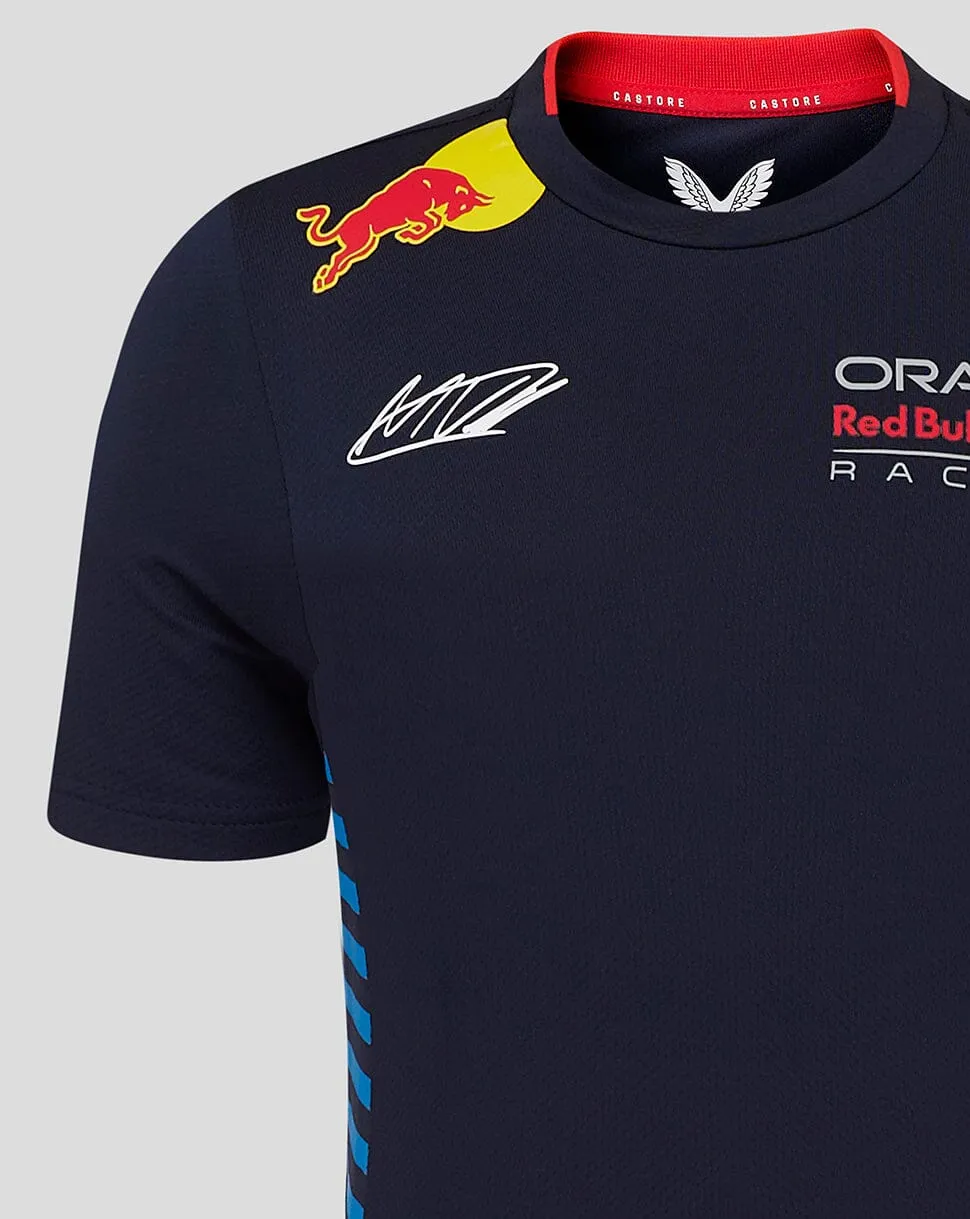 Red Bull Racing F1 Kid's 2024 Max Verstappen Team T-Shirt - Youth Navy