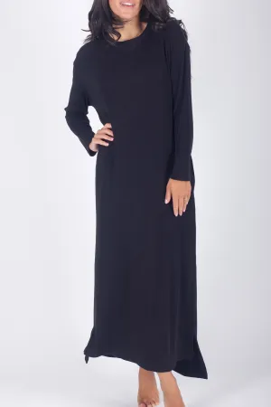 REESE LONG SLEEVE DRESS IN BLACK