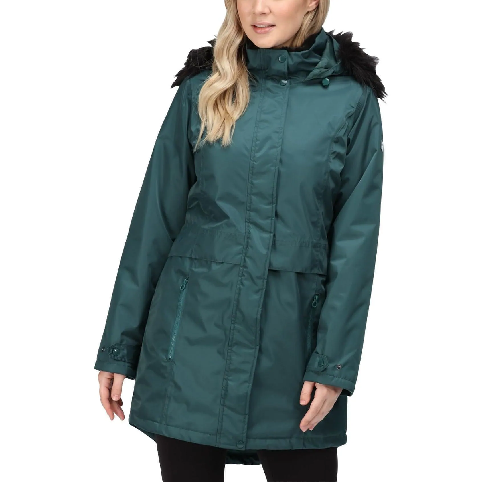 Regatta Lexis Waterproof Insulated Womens Parka Jacket - Green