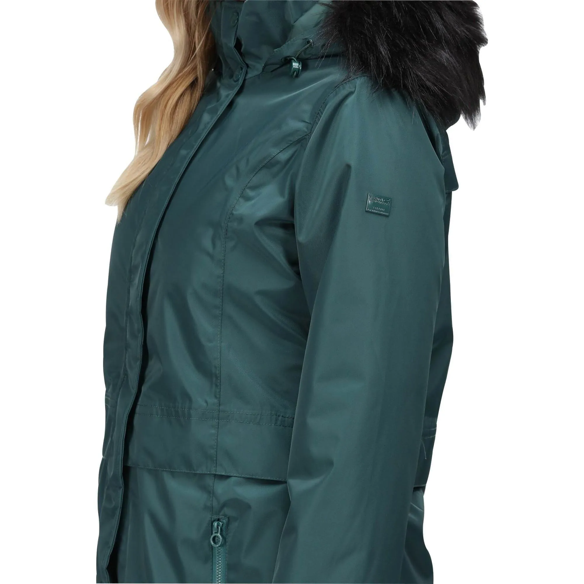 Regatta Lexis Waterproof Insulated Womens Parka Jacket - Green