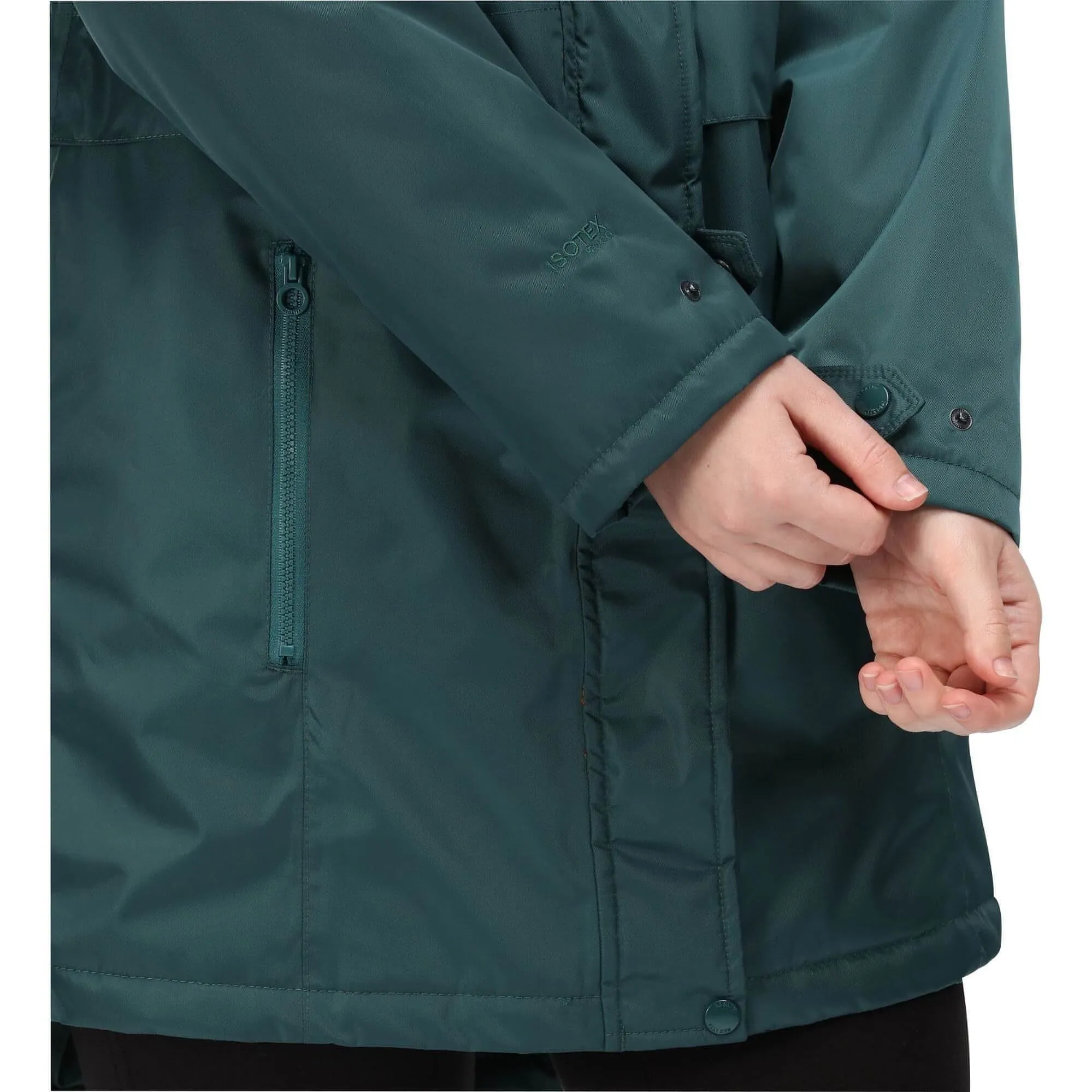 Regatta Lexis Waterproof Insulated Womens Parka Jacket - Green