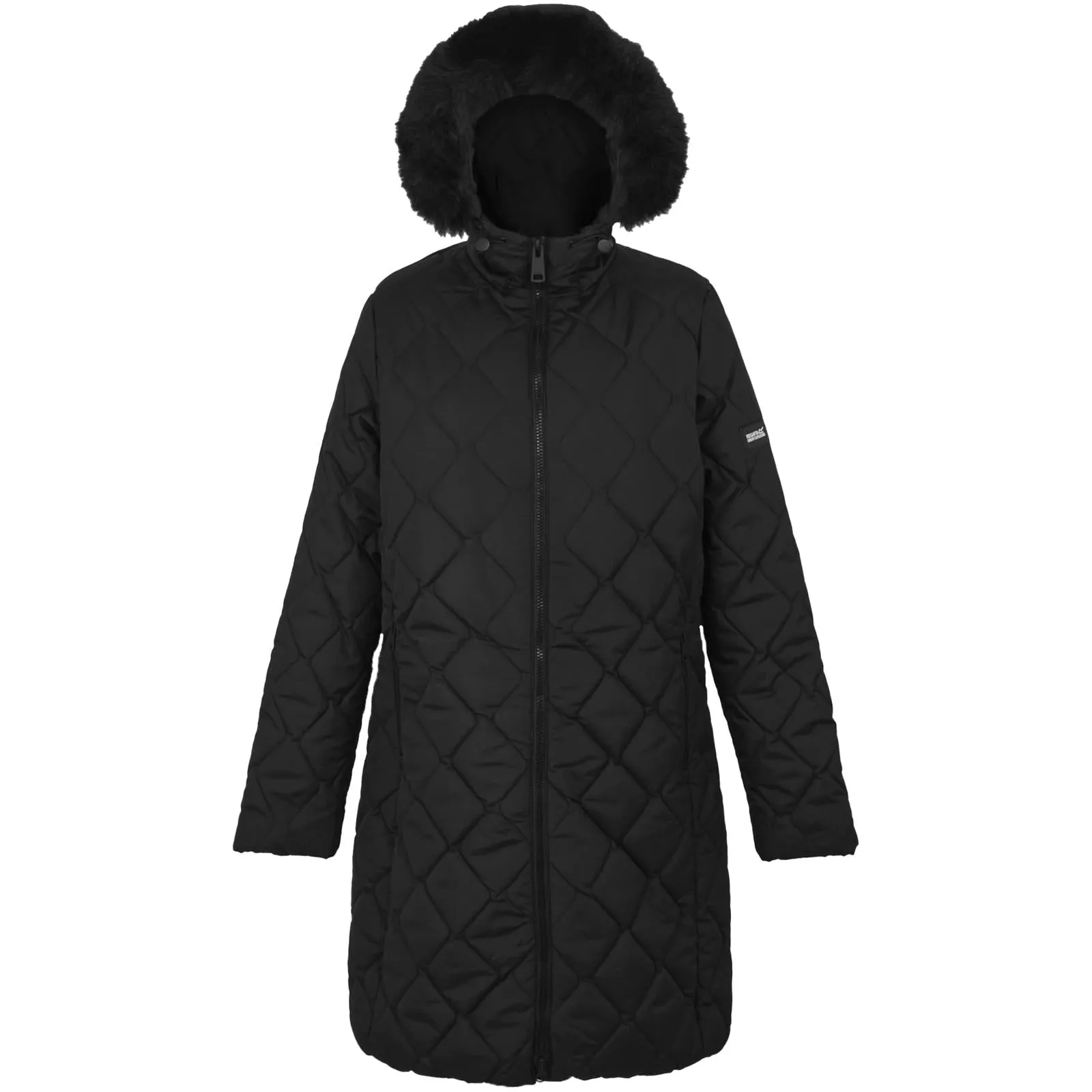 Regatta Womens Fritha III Insulated Faux Fur Hooded Parka Jacket