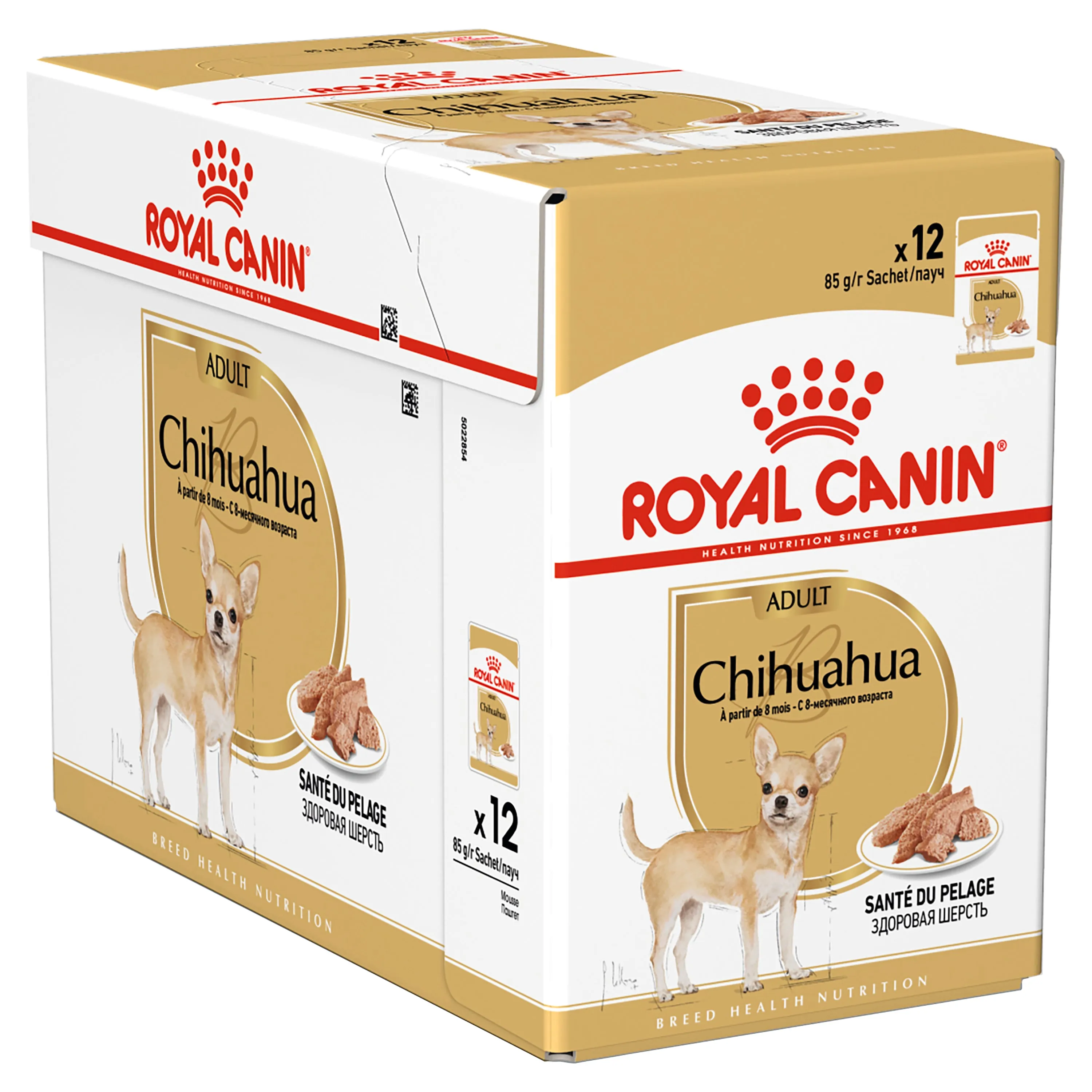 Royal Canin Chihuahua Adult Wet Dog Food Pouches 85g x 12