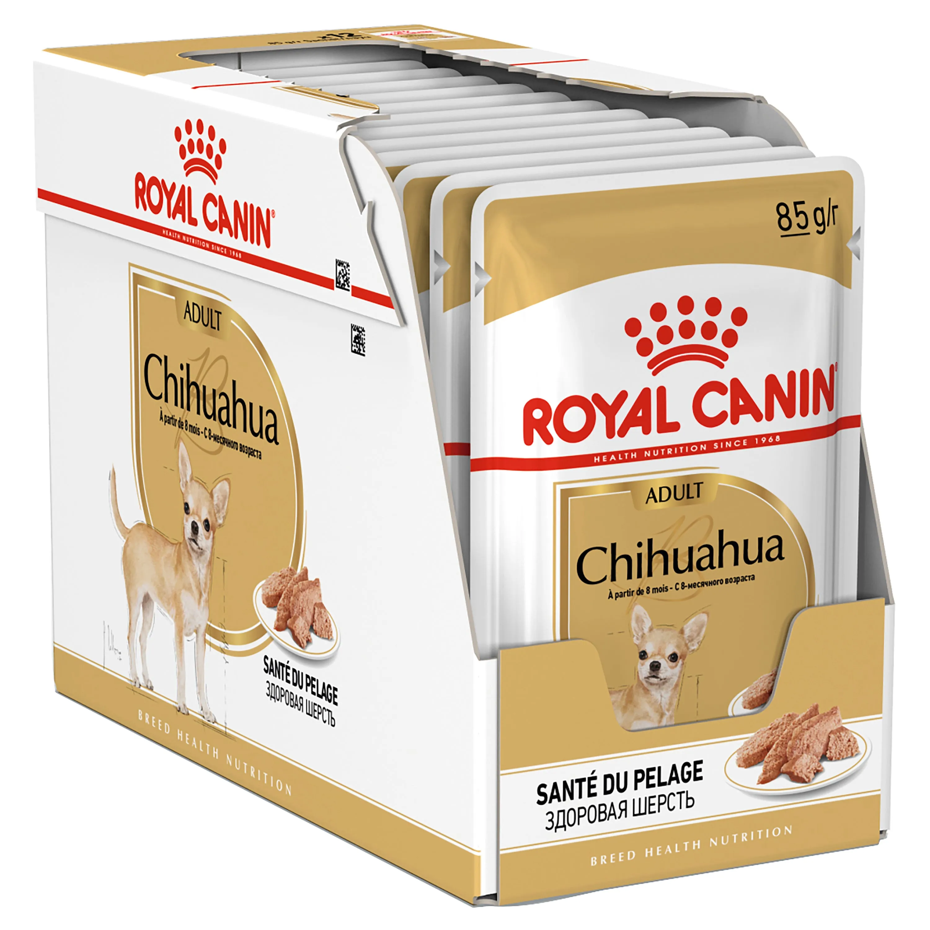 Royal Canin Chihuahua Adult Wet Dog Food Pouches 85g x 12