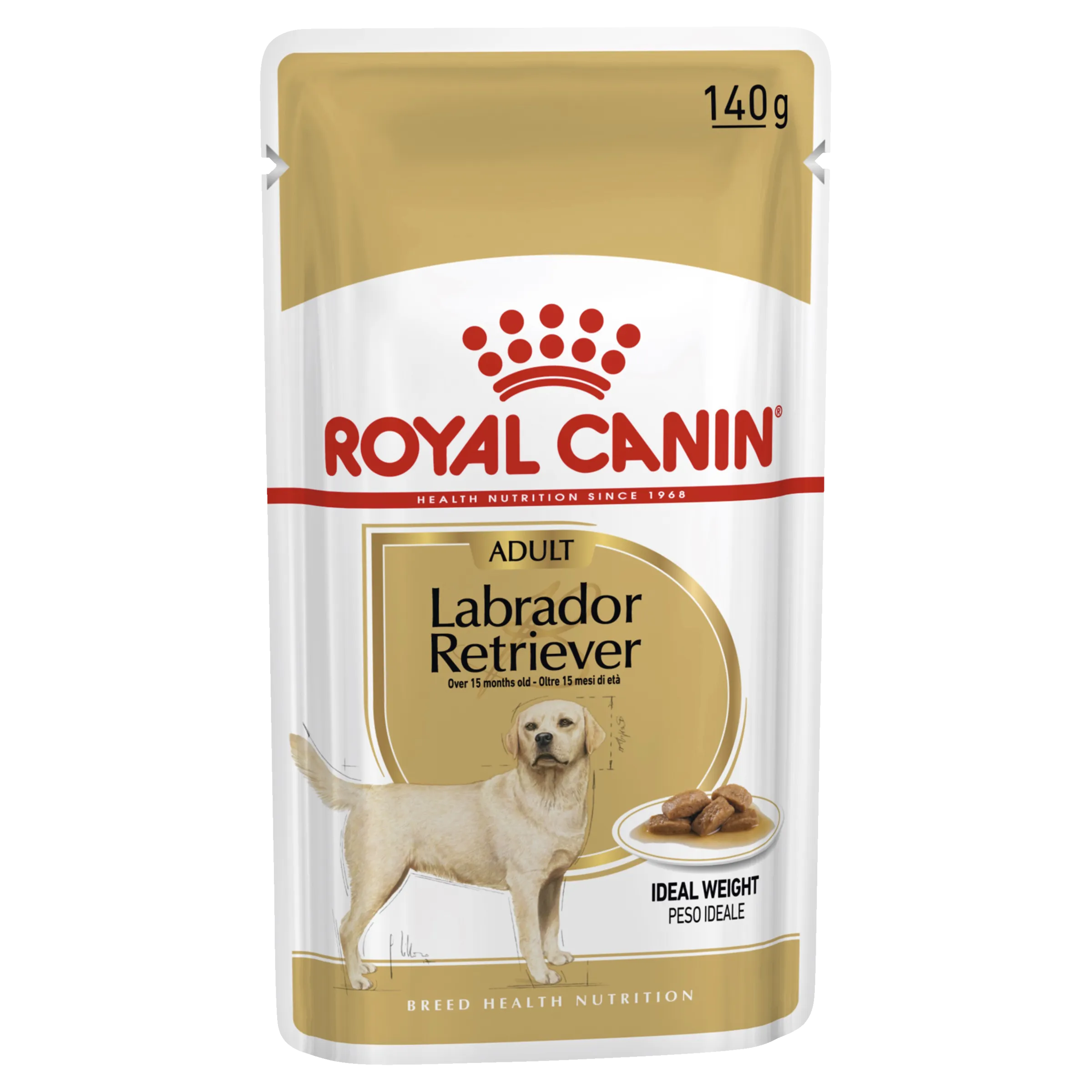 Royal Canin Labrador Retriever Wet Dog Food Pouches 140g x 10