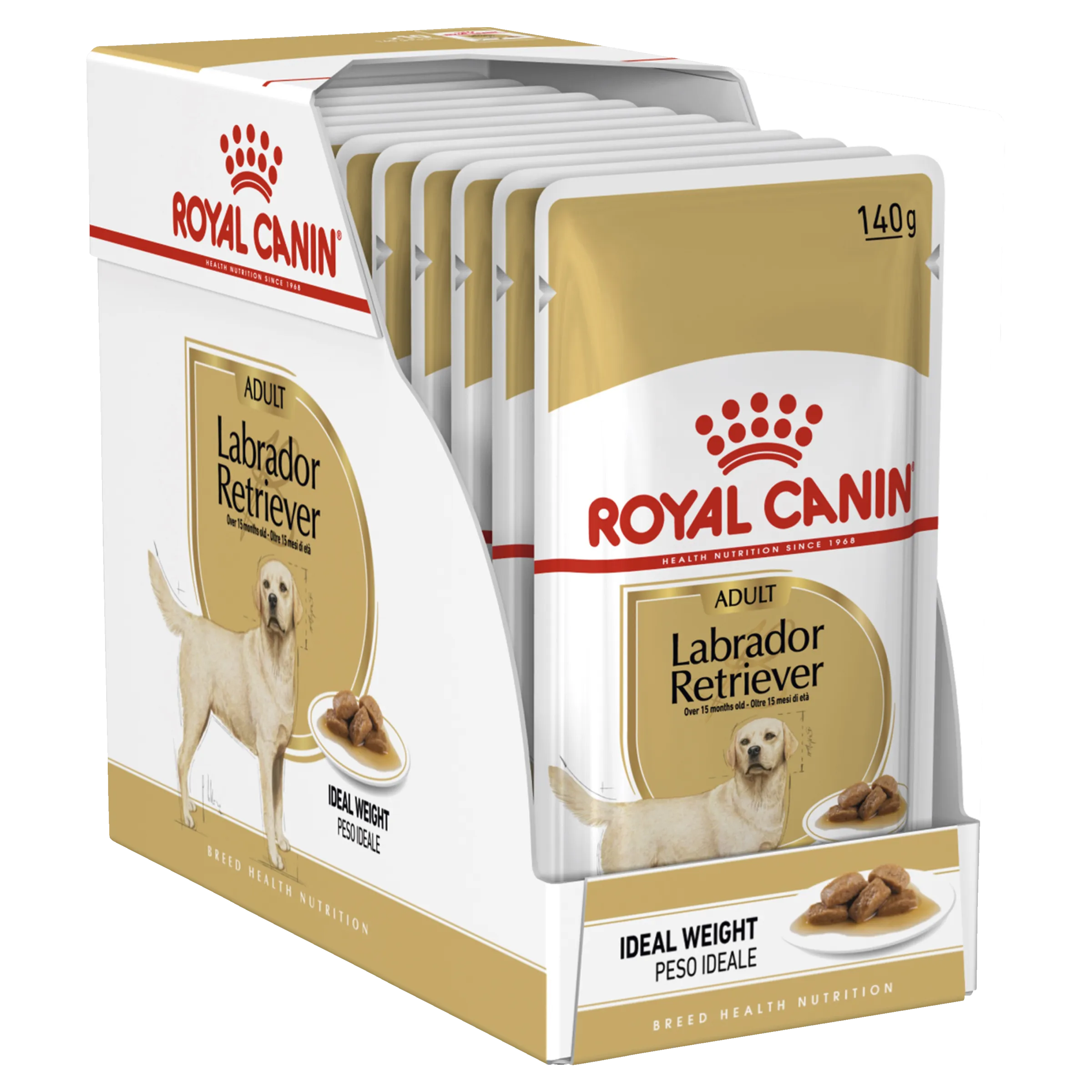 Royal Canin Labrador Retriever Wet Dog Food Pouches 140g x 10