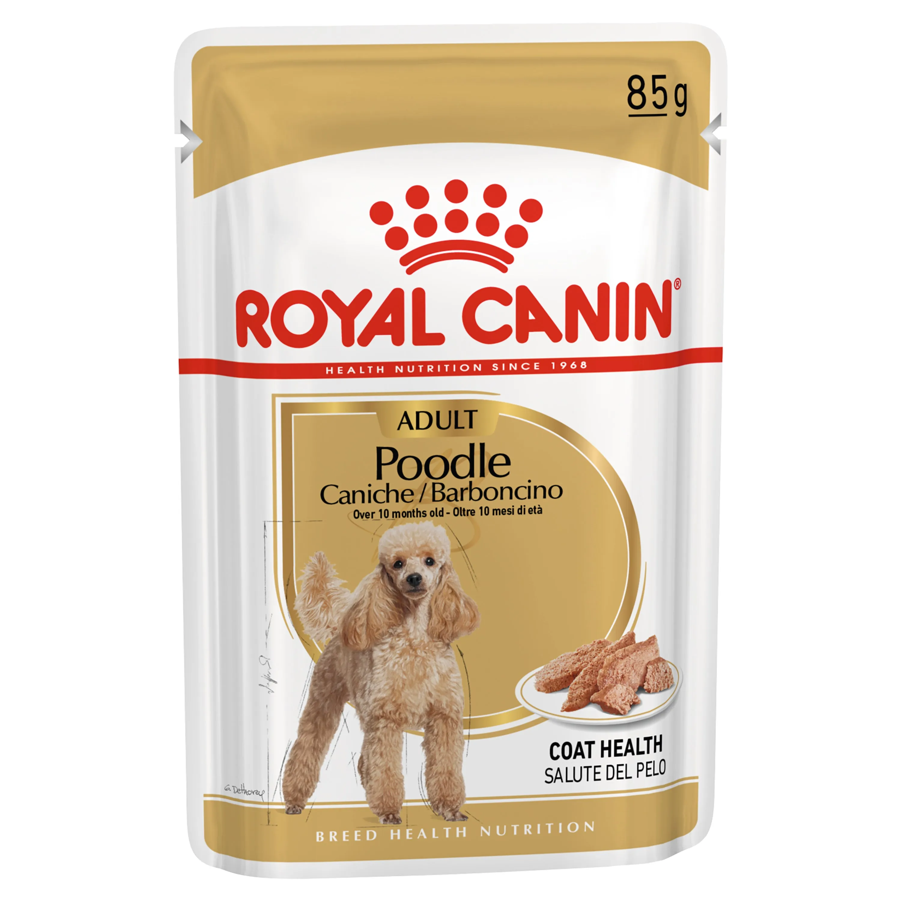 Royal Canin Poodle Adult Wet Dog Food Pouches 85g x 12