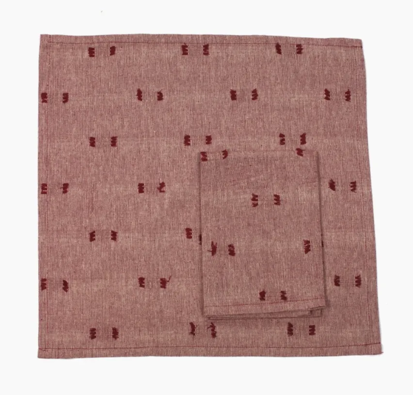 Ruby Tuft Napkins