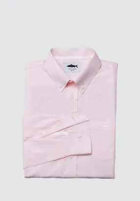 Salmon Pink Cotton Shirt for Men