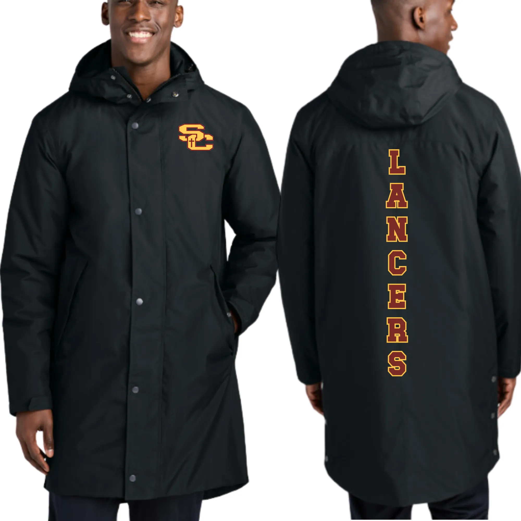 Salpointe Catholic Hooded Waterproof Insulated Parka Jacket