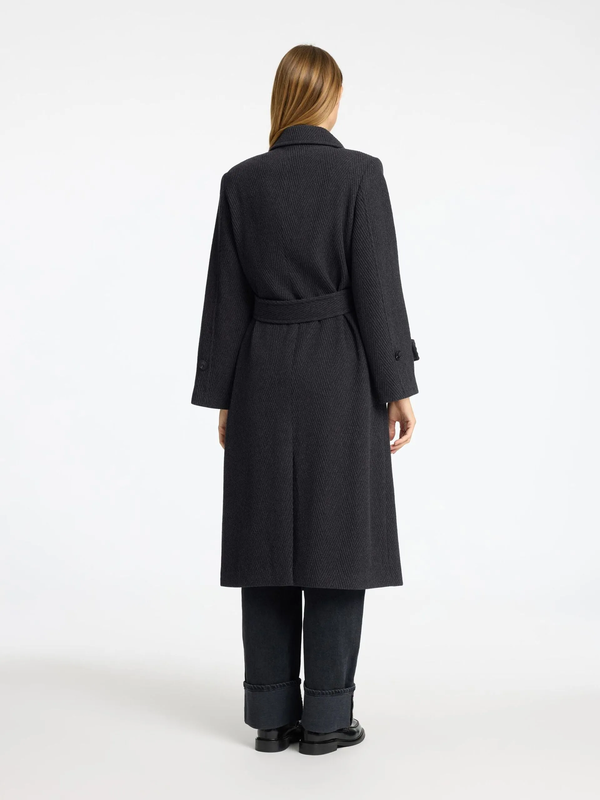 Selected Femme Una Wool Trench Coat