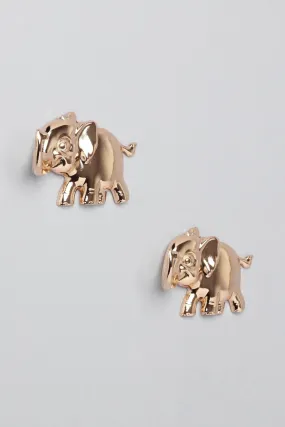 Set Of Two Gold Elephant Wall Coat Organizer Coat Hooks