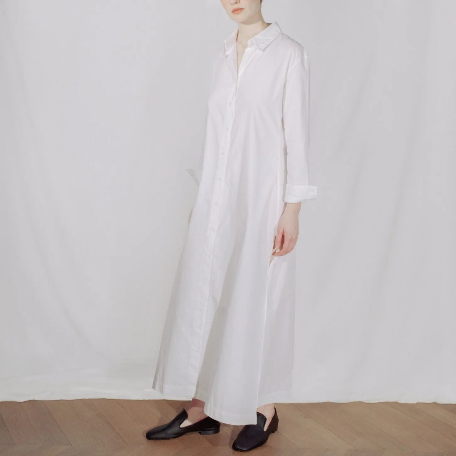 Shirt dress white