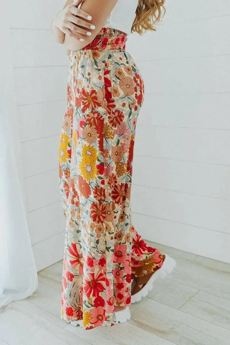 Shop our Super Loose Boho Floral Pants for Women: Perfect for Any Occasion!