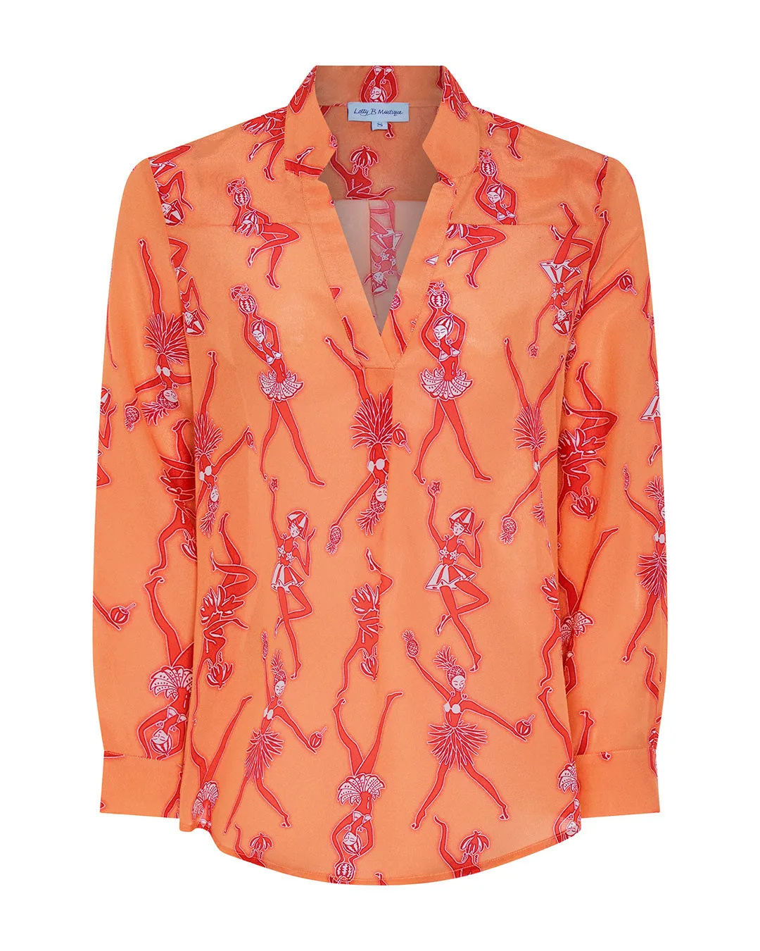 Silk Kim Blouse FRUIT PUNCH