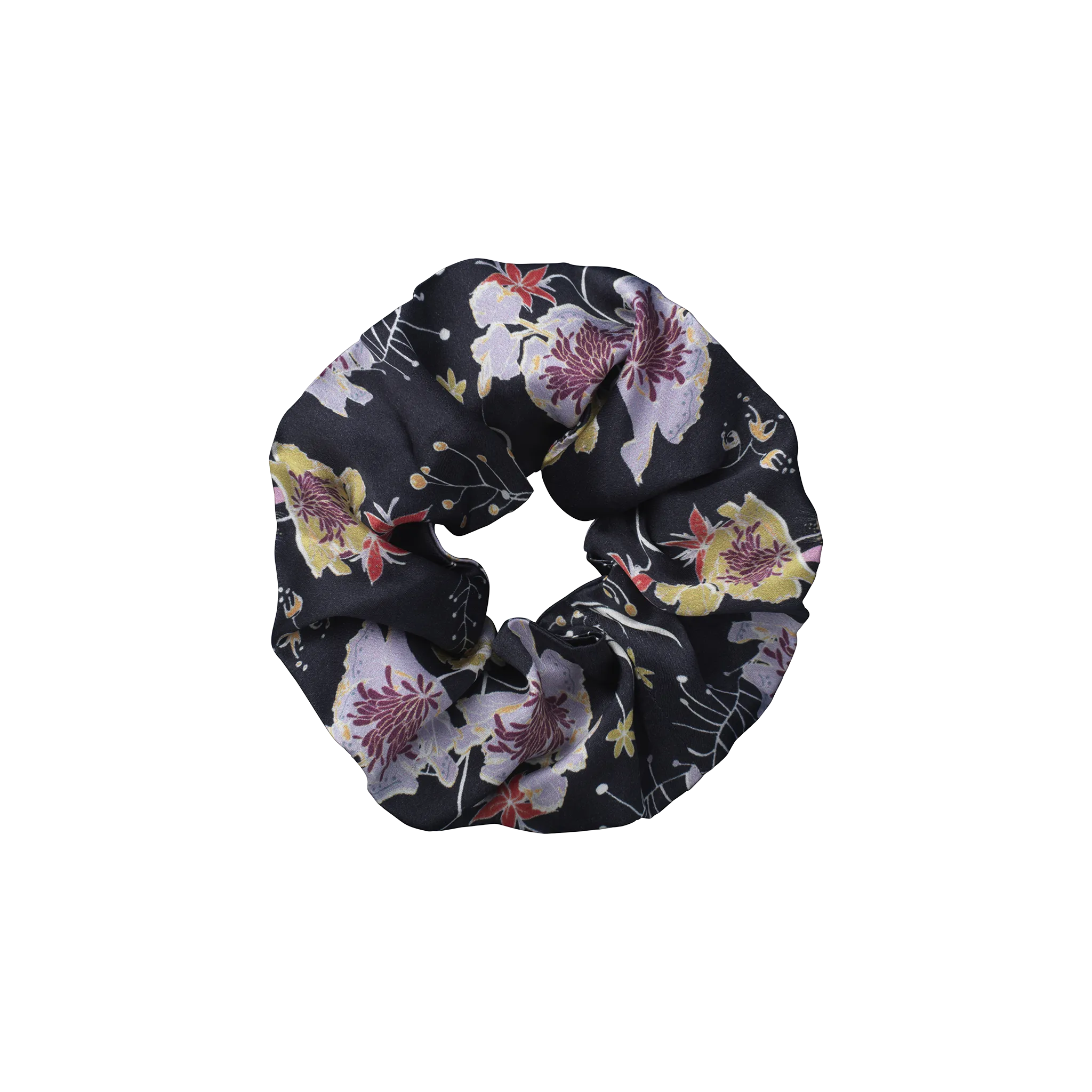 Silk Scrunchie small | Cassiopeia Black