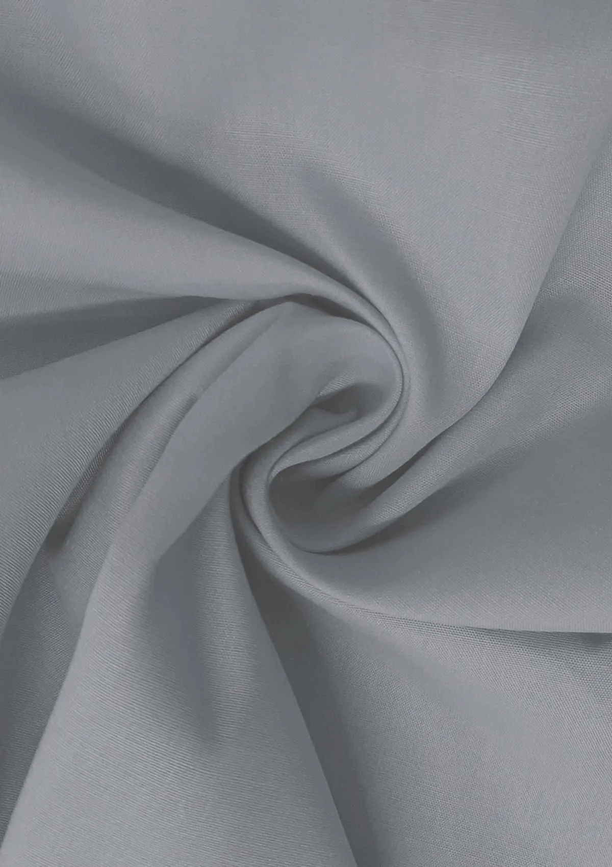 Silver Cotton Fabric 100% Cotton Poplin Plain Fabric for Dressmaking, Craft, Quilting & Facemasks 45" (112 cms) Wide Per Metre