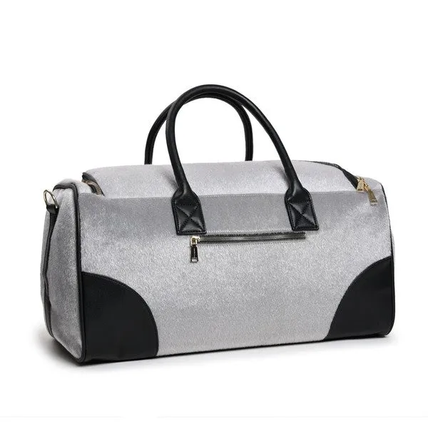 Silver Fridge Pony Fur Duffle Reg