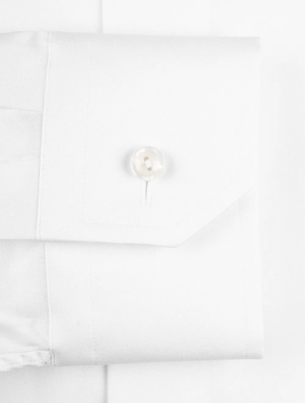 Slim Fit Single Cuff Shirt White