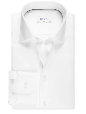 Slim Fit Single Cuff Shirt White