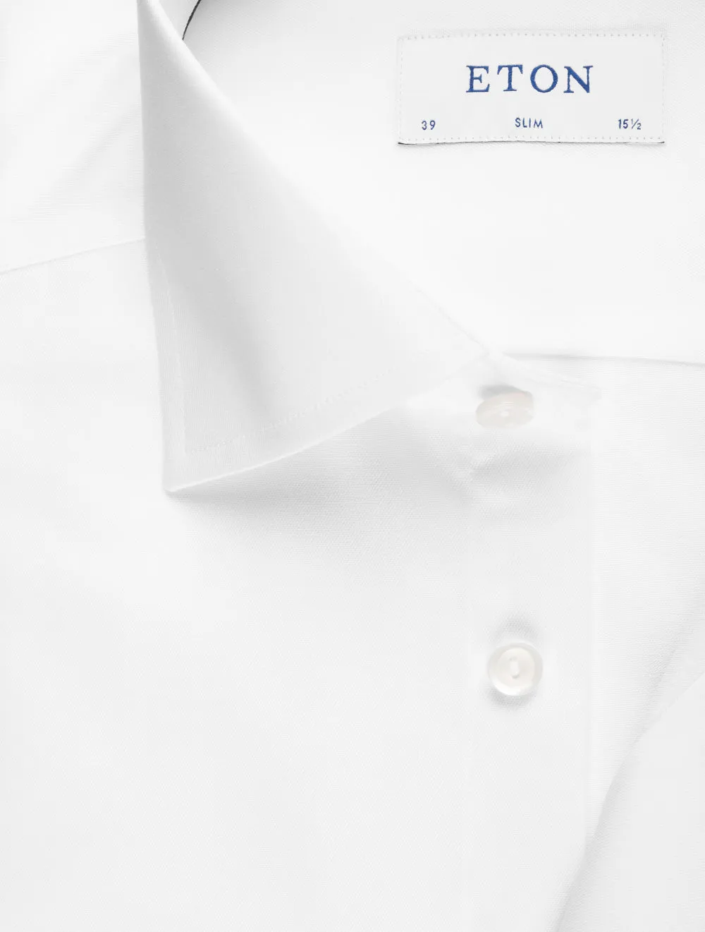 Slim Fit Single Cuff Shirt White