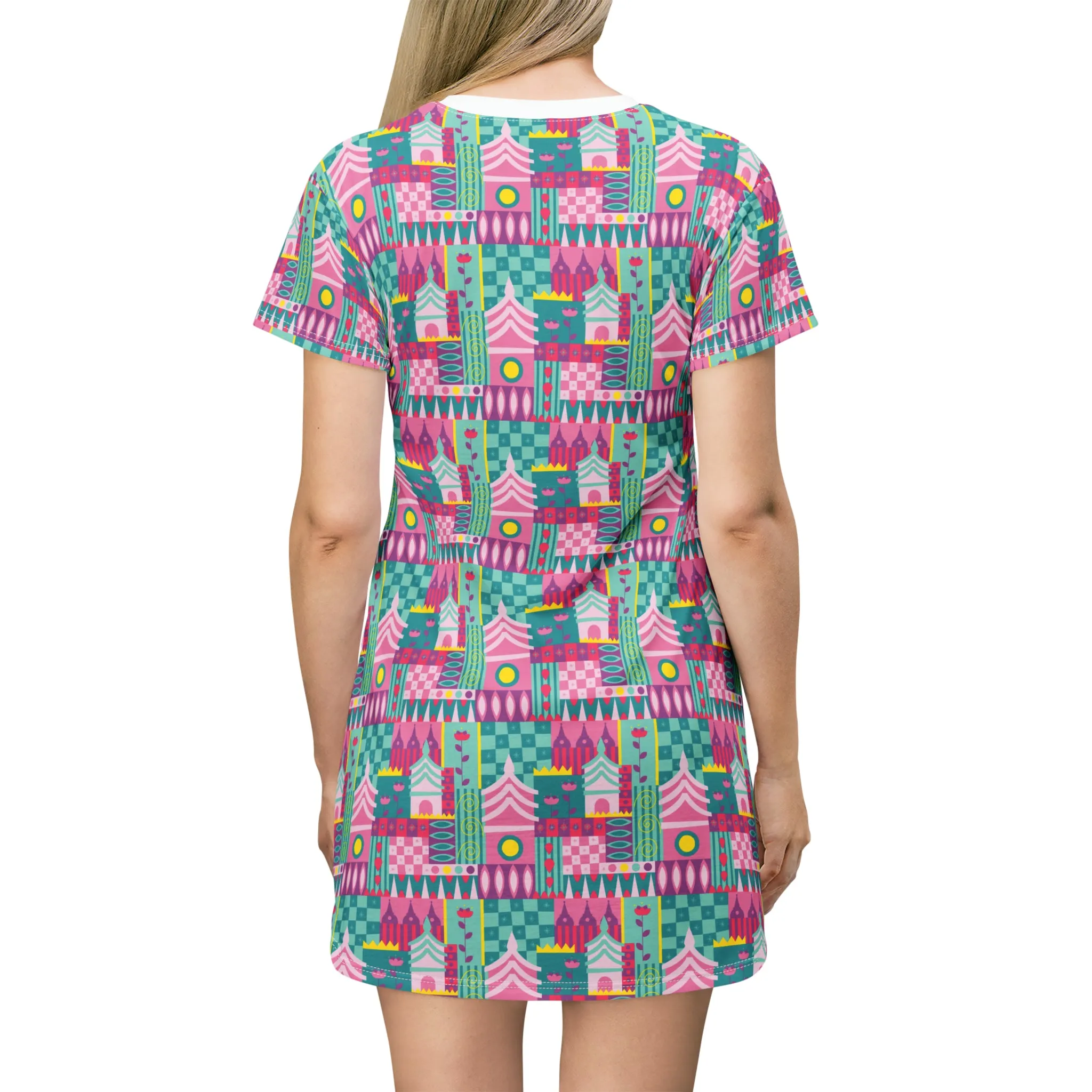 Small World T-Shirt Dress