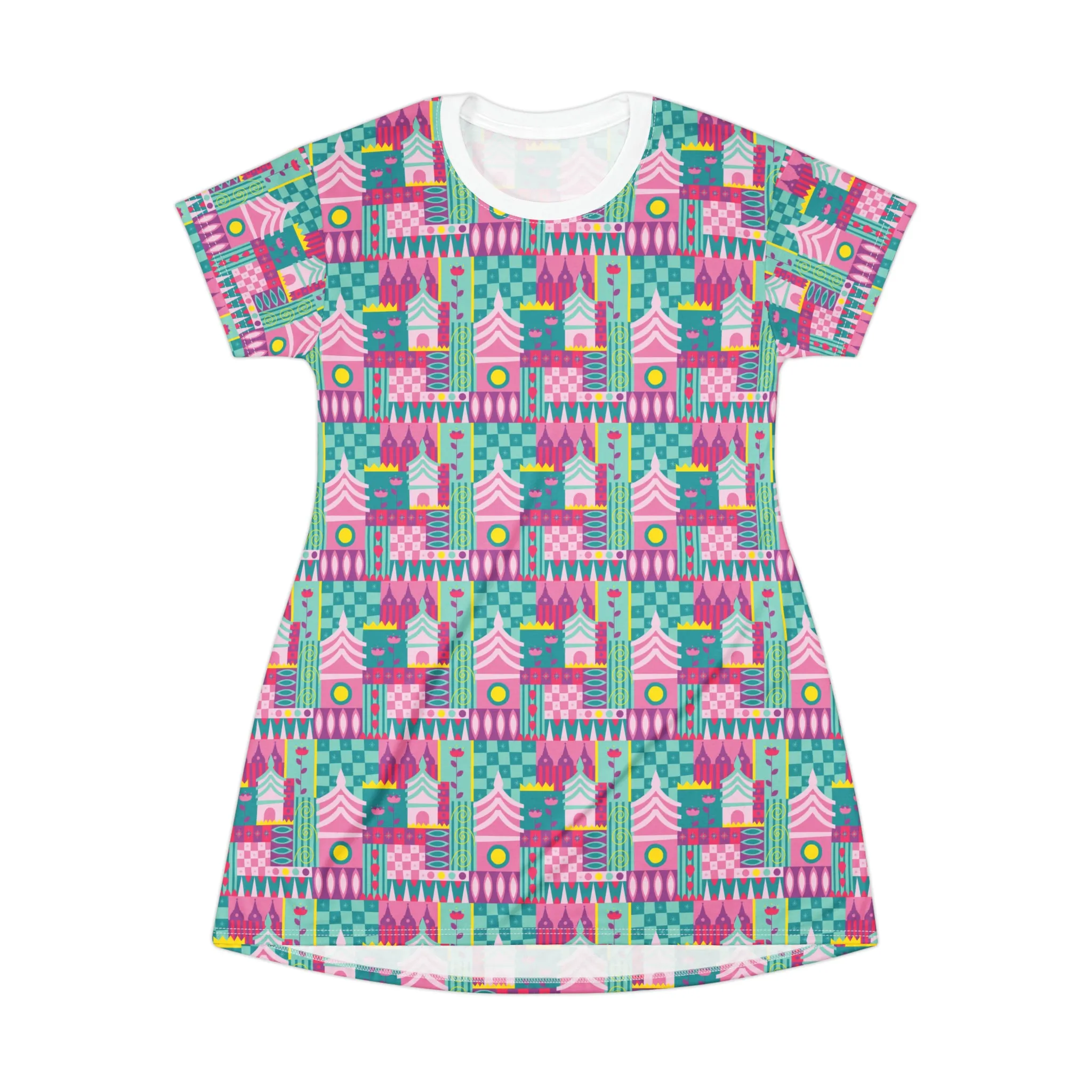 Small World T-Shirt Dress